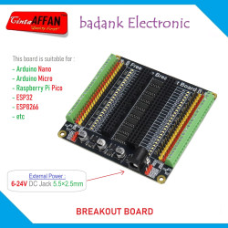 FREENOVE Universal Breakout Board Compatible for Arduino Nano / Micro Raspberry Pi Pico ESP32 and ESP8266