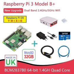 Paket Lengkap Raspberry Pi 3B (MicroSD 32GB)