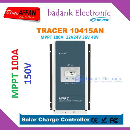 EPEVER Tracer 10415AN MPPT 100A 150V (12/24/36/48V) Solar Controller
