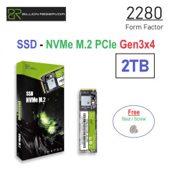2TB SSD NVMe M.2 M-Key PCIe Gen3x4 Form Factor 2280