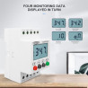 AC 3-PHASE LCD Protection Relay Unbalance Sequence Over Under VOLTAGE