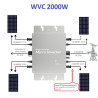 WVC-2000-Life (WIFI) Micro Grid Tie Inverter GTI 2000W PV 22-60V