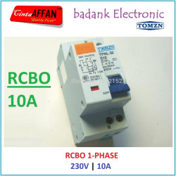 RCBO AC C10 10A 230V 1PN Residual Current Operated Circuit Breaker